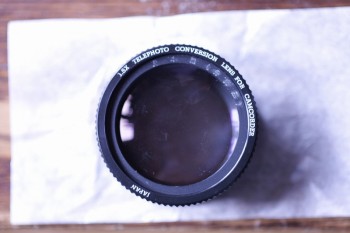 1.5x TELEPHOTO CONVERSION LENS FOR CAMCORDER