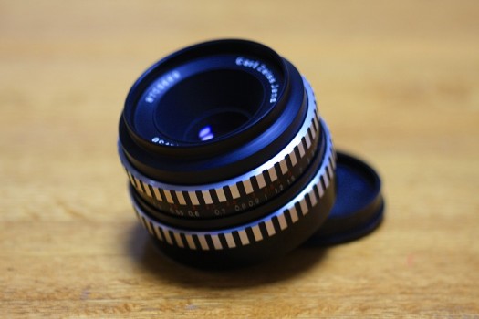 CARL ZEISS JENA DDR TESSAR　50mm/F2.8　ゼブラ柄鏡胴