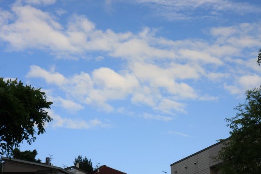 青空と雲